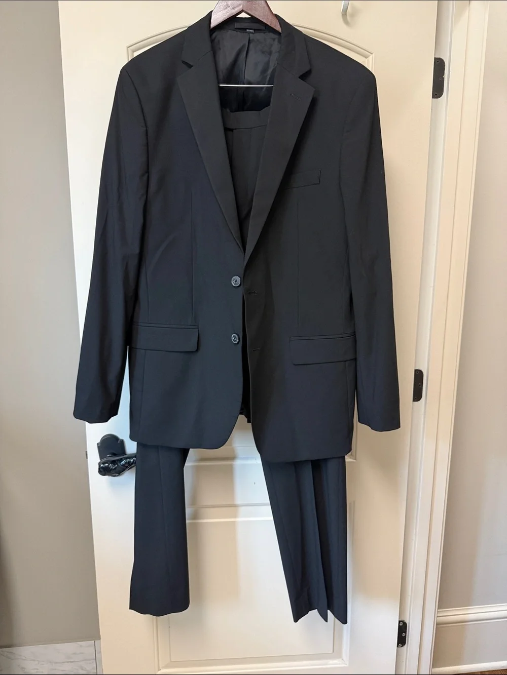 Jos A. Bank Black slim fit suit